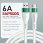 SAPRODS USB C Fast Charge Cable 5A 65W