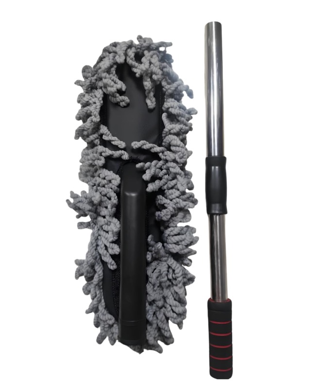 SAPRODS Microfiber Car Brush with Non-Slip Handle