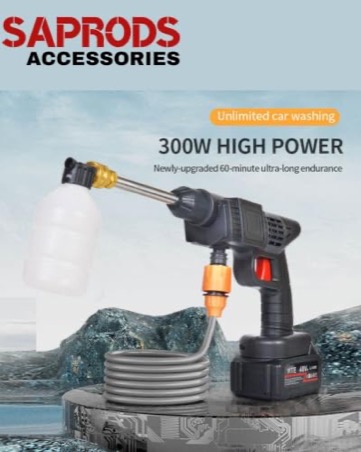 SAPRODS Cordless Electric High Pressure Wash Gun 48V