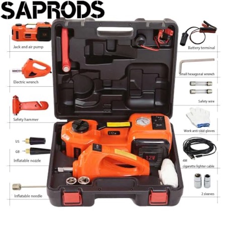 SAPRODS 5-Ton Electric Hydraulic Jack Kit
