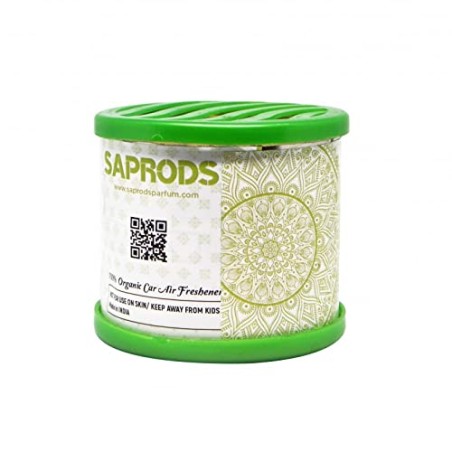 SAPRODS Lemon Grass Car Air Freshener, Provides a Long-Lasting Scent for Auto or Home, Adjustable Lid for Desired Strength