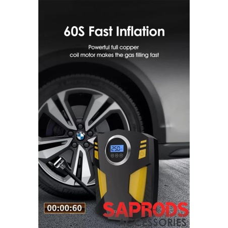 SAPRODS Digital Car Tyre Inflator 150PSi